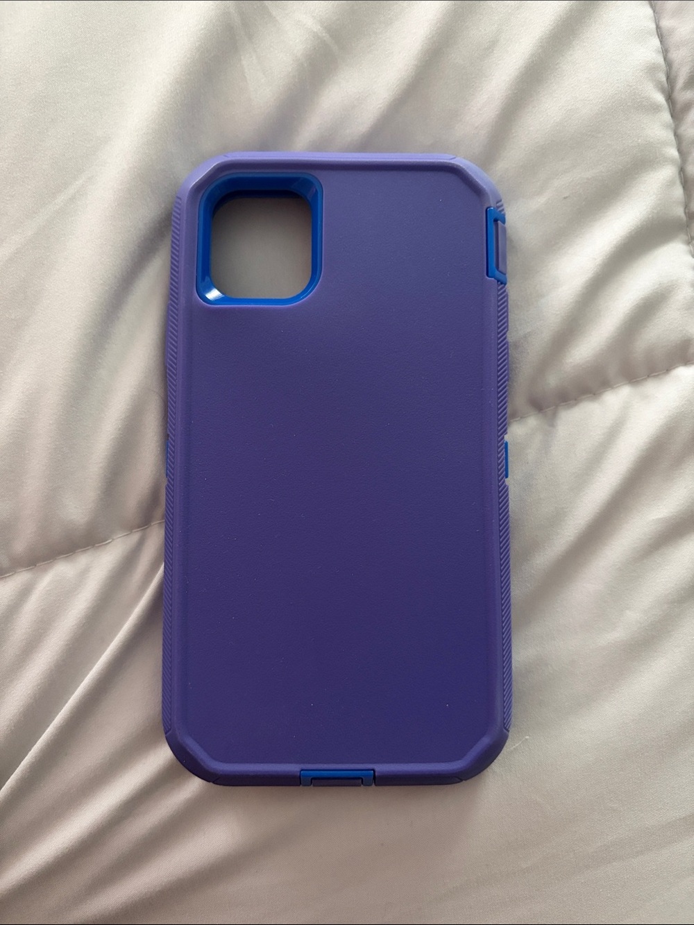 Purple Dual-Layer Protective Phone Case